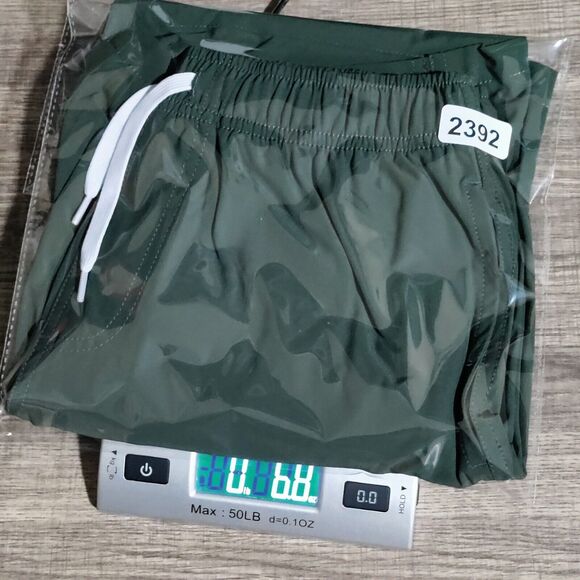 Bear Bottom Shorts Men’s Size Small 7" Swim Hybrid Zip‎ Pocket Green NWOT - Picture 13 of 13